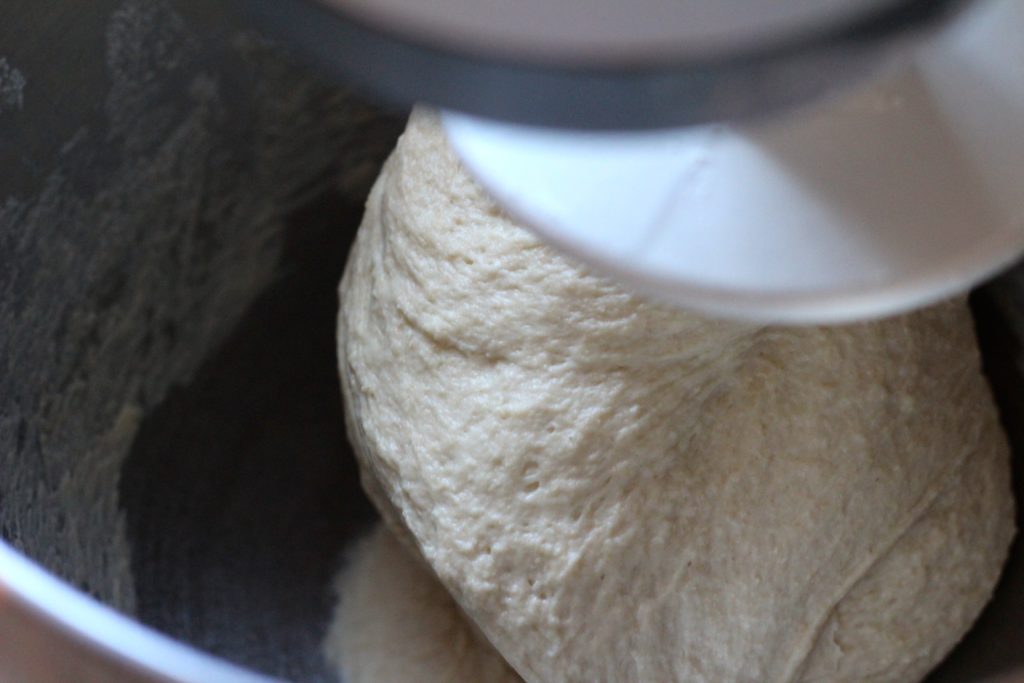 homemade pita bread dough